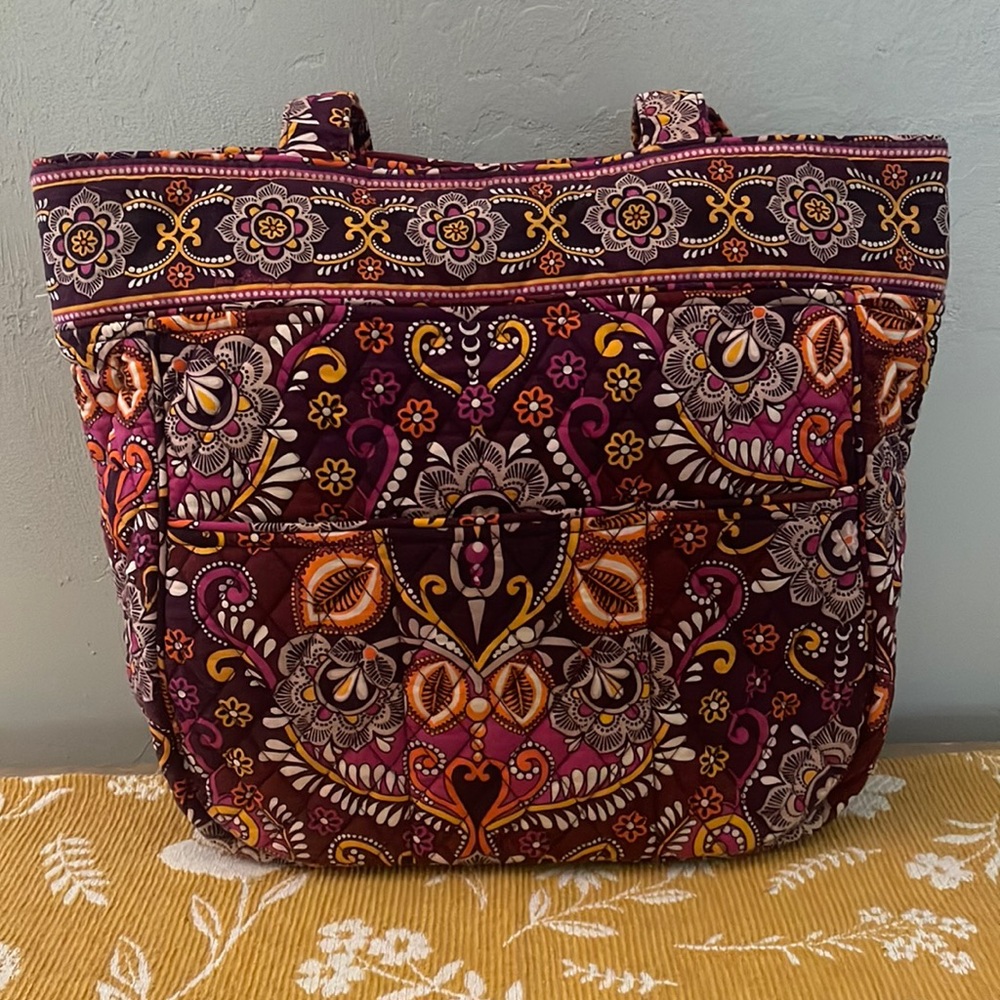 Like new, no tags. Vera Bradley safari sunset print large tote.